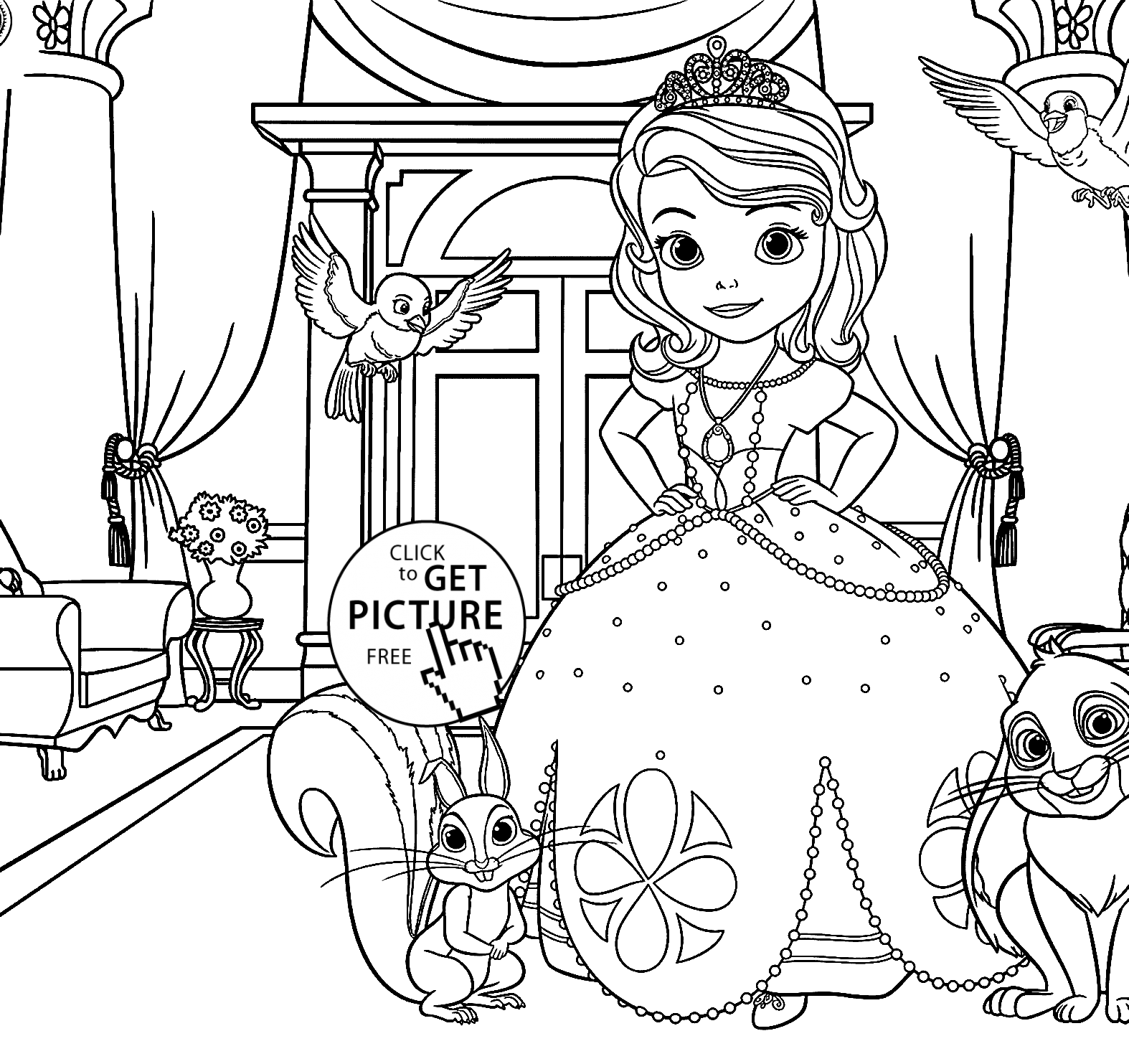 Sofia Coloring Pages For Kids Printable Free Coloring Home