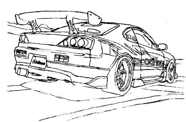 S15 Cars Drifting Trace Coloring Pages : Kids Play Color | Cars coloring  pages, Coloring pages, Coloring books