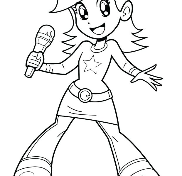 Country Singer Coloring Pages at GetDrawings | Free download