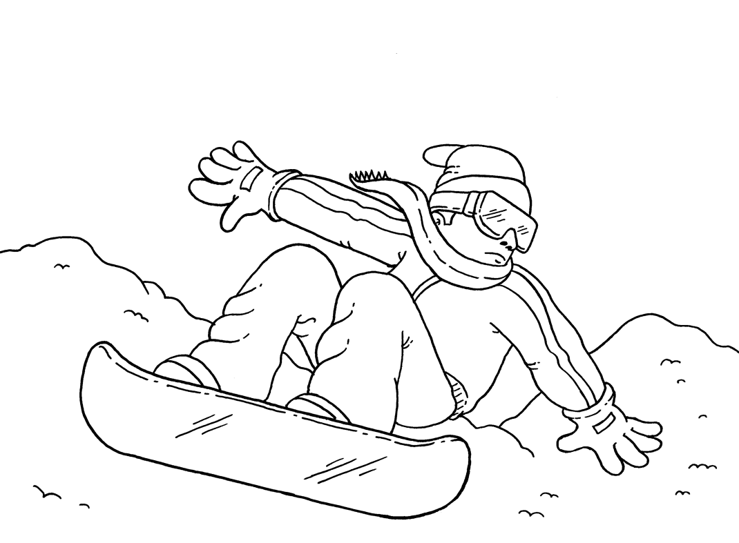Surf Iceberg With Snowboarding Coloring Pages For Kids #b31 : Printable Snowboarding  Coloring Page… | Sports coloring pages, Coloring pages, Coloring pages for  kids