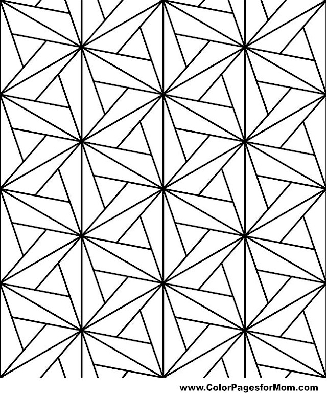 Geometric Shapes Coloring Page 73