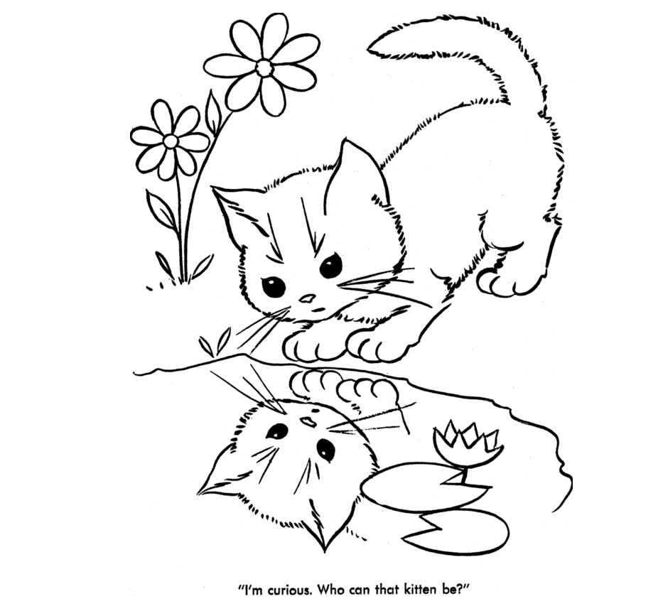Cat Coloring Pages | Cat coloring page, Animal coloring pages ...
