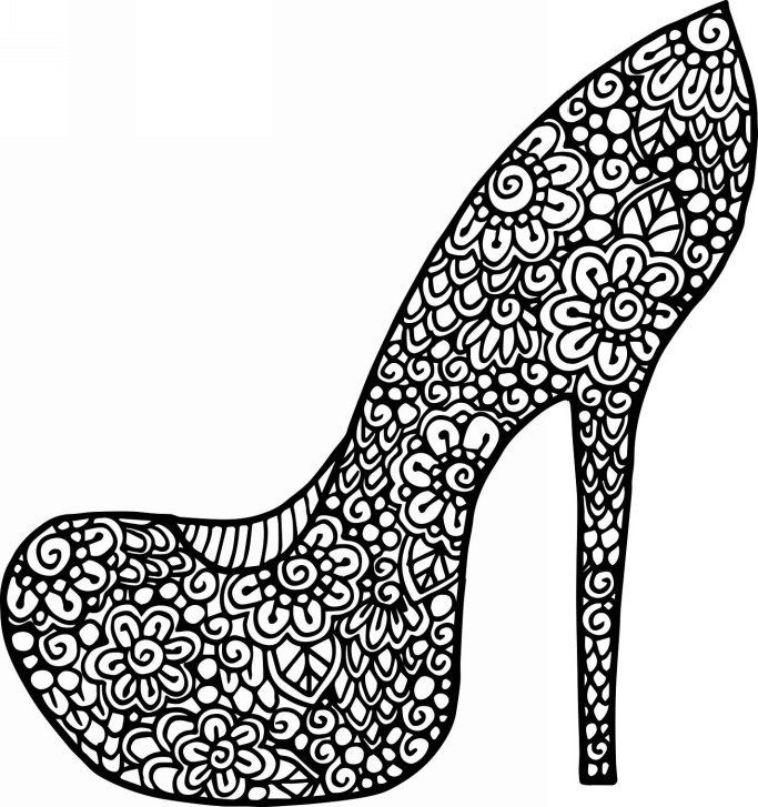 High Heel Coloring Pages at GetDrawings | Free download