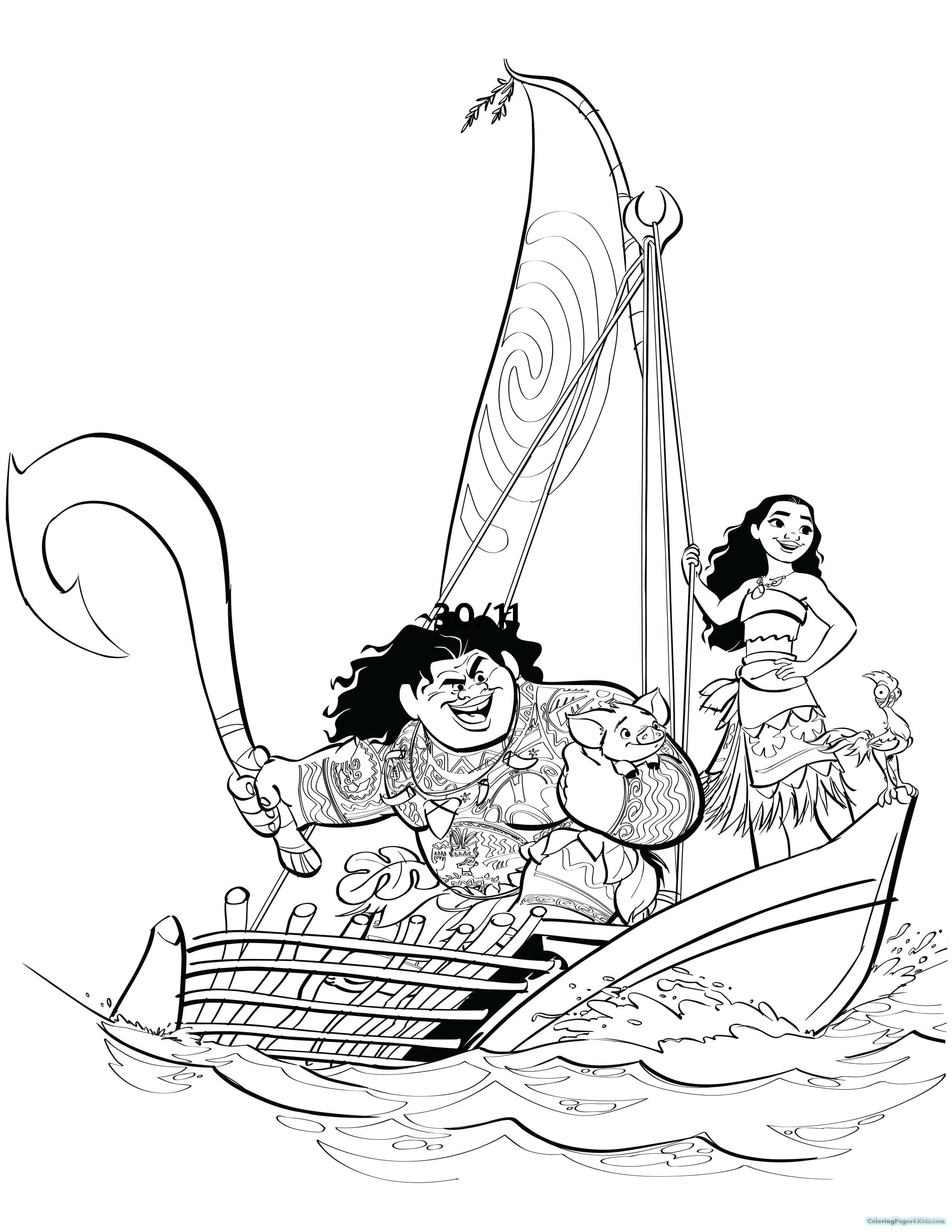 Addition Moana Coloring Pages - Coloring Pages For Kids