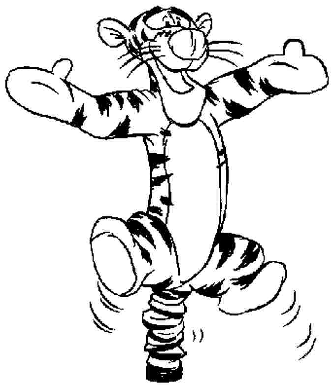 7 Pics Of Tigger From Winnie The Pooh Coloring Pages Winnie