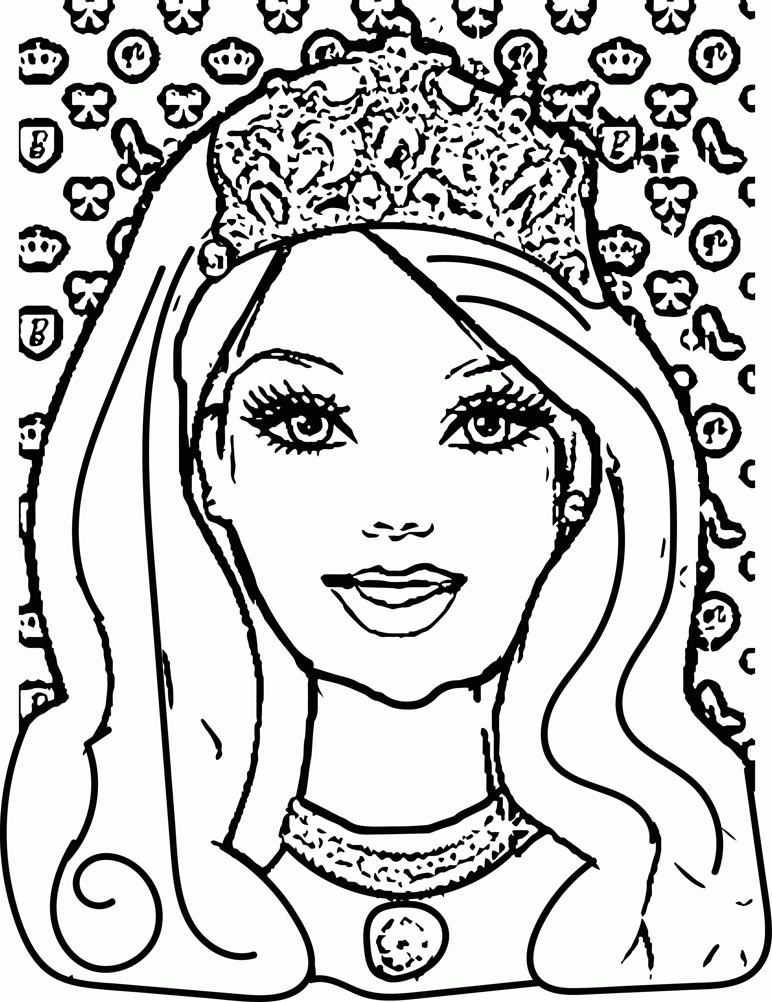 Barbie Coloring Pages | Wecoloringpage