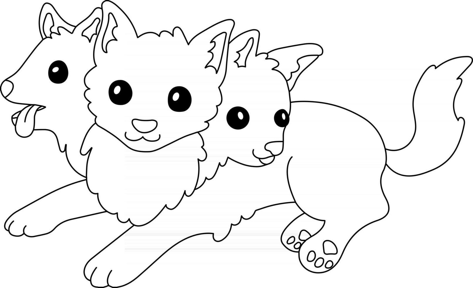 Cerberus Kids Coloring Page Great for Beginner Coloring Book 2450158 Vector  Art at Vecteezy