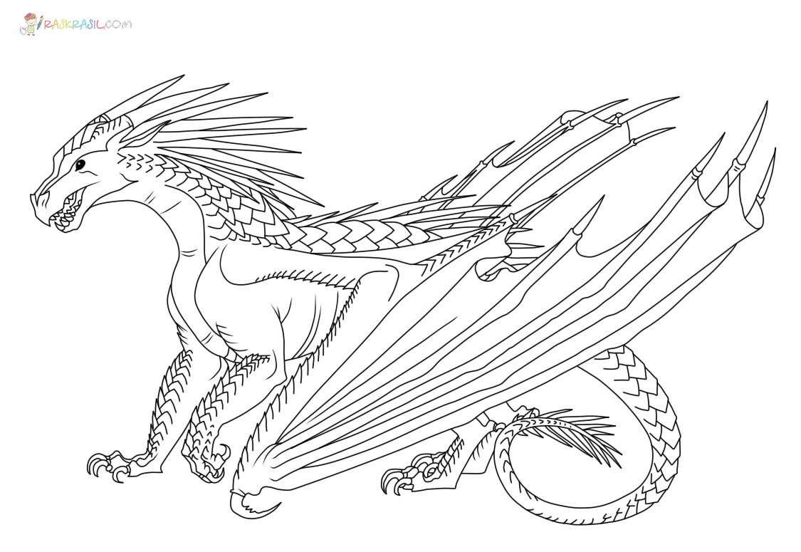 Wings of Fire Coloring Pages | 60 Pictures Free Printable
