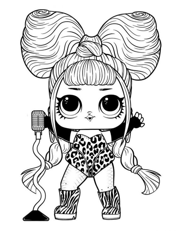 Baby Lol Surprise Doll Coloring Pages - Lol Surprise Doll Coloring Pages - Coloring  Pages For Kids And Adults
