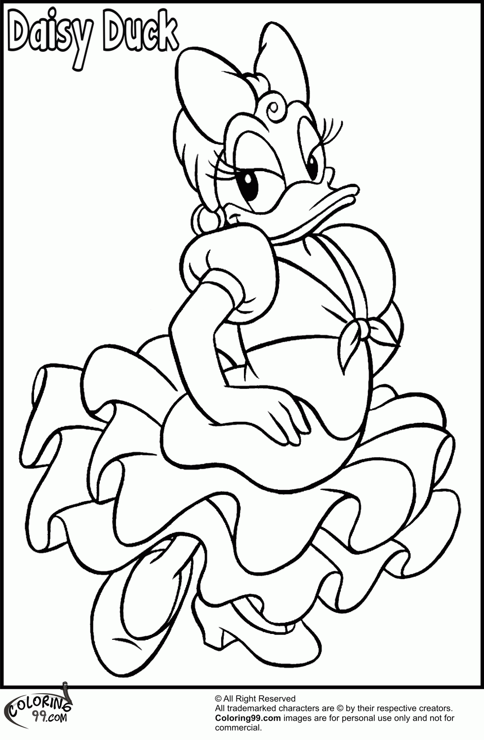 Printable Free Coloring Pages Of Daisy Learning Petal - Widetheme
