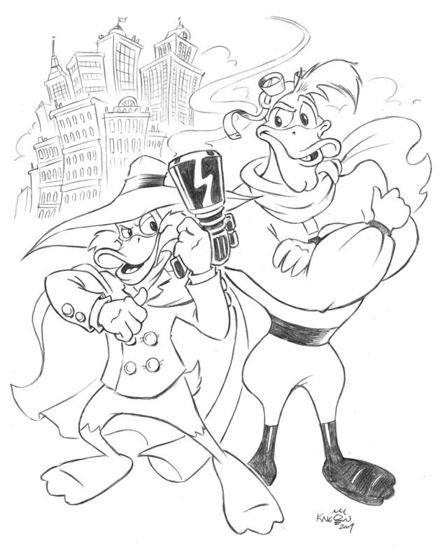 Darkwing Duck and Launchpad by KneonT on DeviantArt