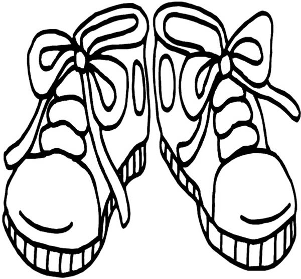 Kids Drawing Shoes Coloring Page: Kids Drawing Shoes Coloring Page ... -  ClipArt Best - ClipArt Best