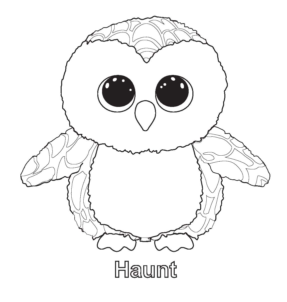 Ty Beanie Boos Coloring Pages Haunt ...