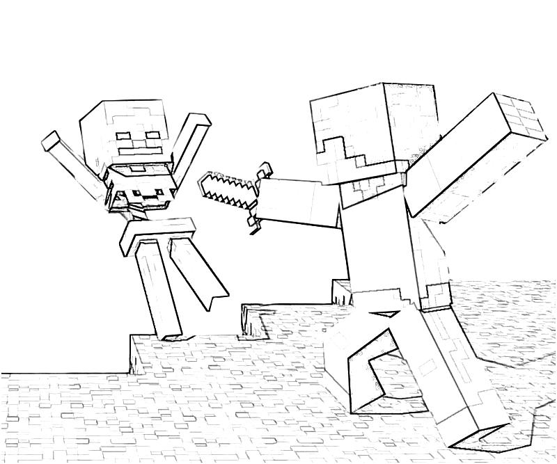 printable minecraft coloring pages - Clip Art Library