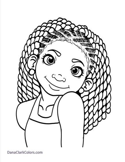 African American Black Girl Magic Coloring Pages - Neupinavers Coloring  Pages