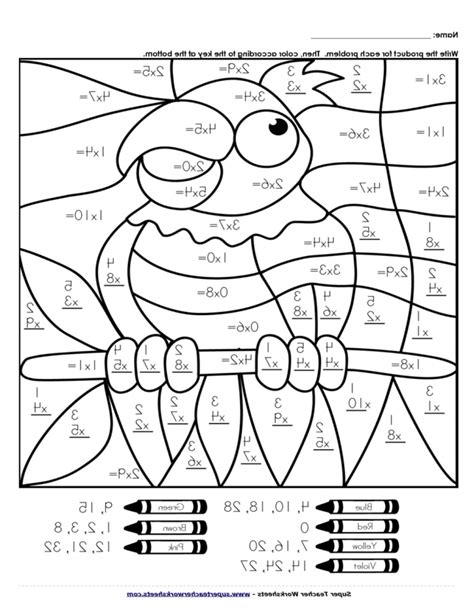 Fraction Symplify Coloring Pages - Learny Kids