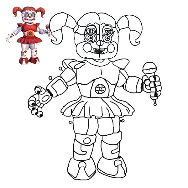 Ballora Coloring Pictures Coloring Pages