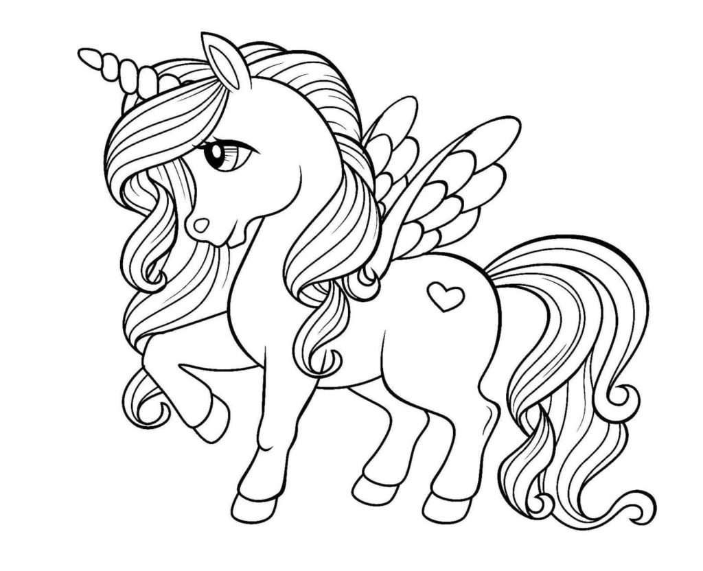 Unicorn Coloring Pages. Free Printable Coloring Pages For Kids ...