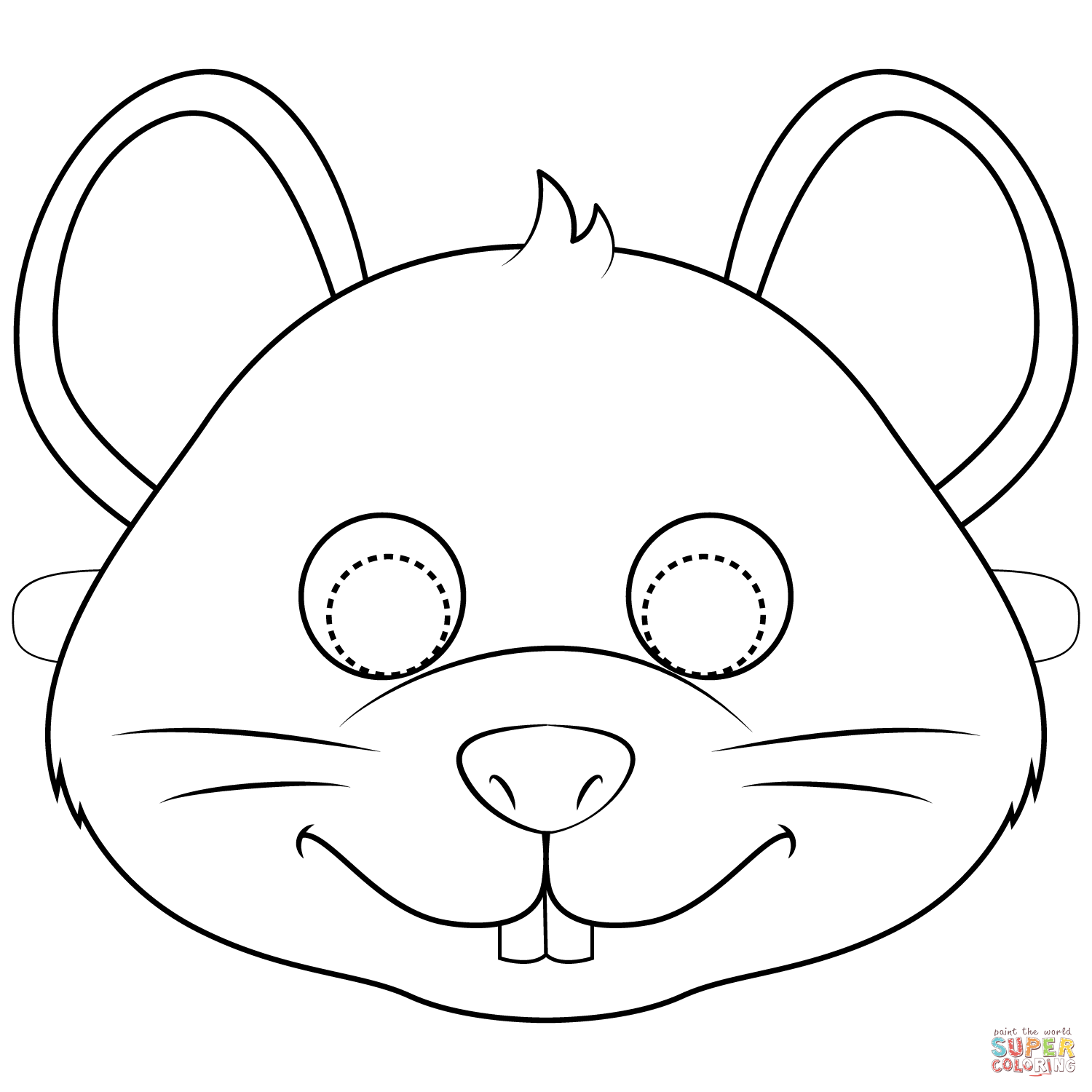 Animal Masks Coloring Pages - Coloring Home