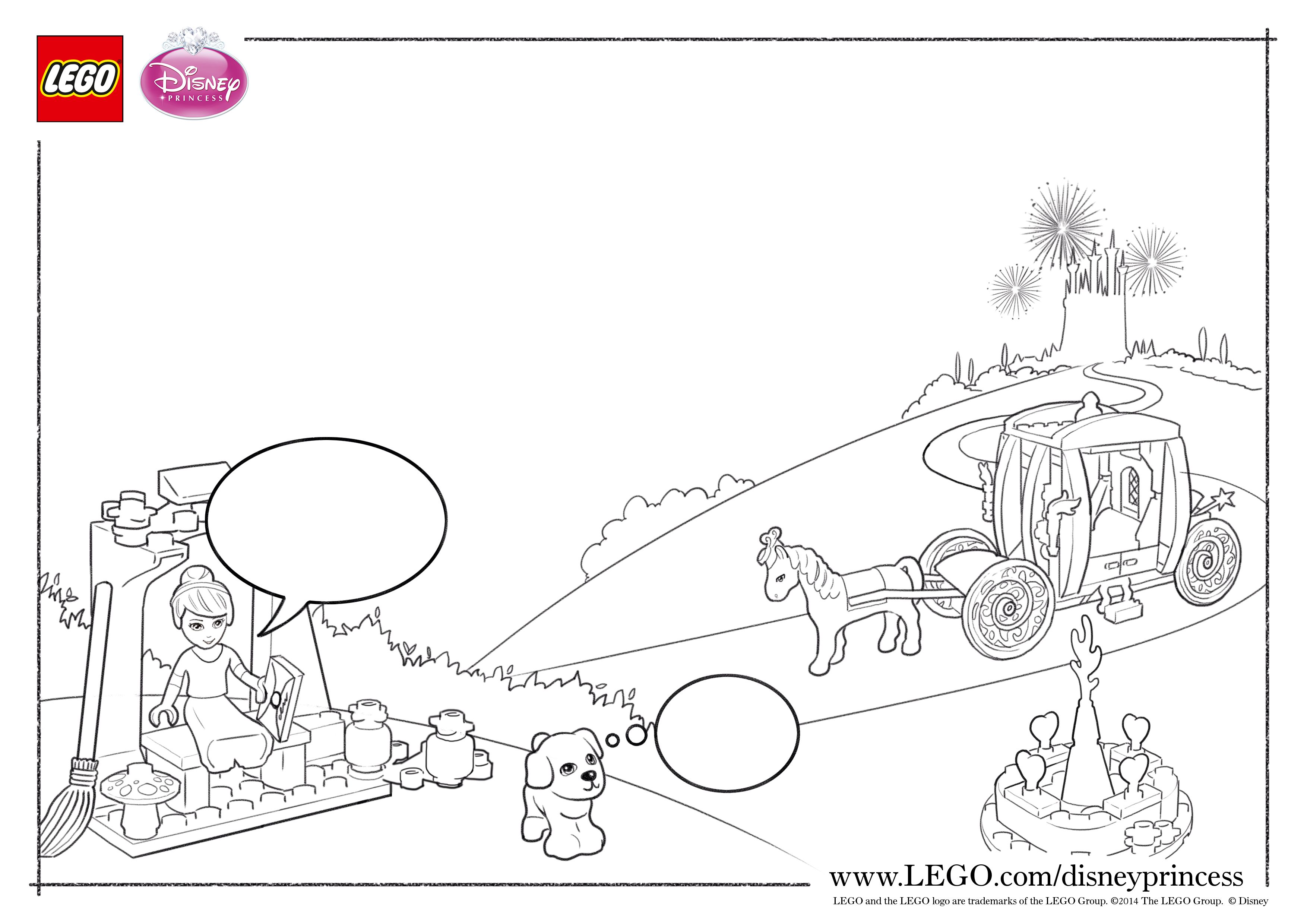 Lego Disney Princesses Coloring Pages - Coloring Home