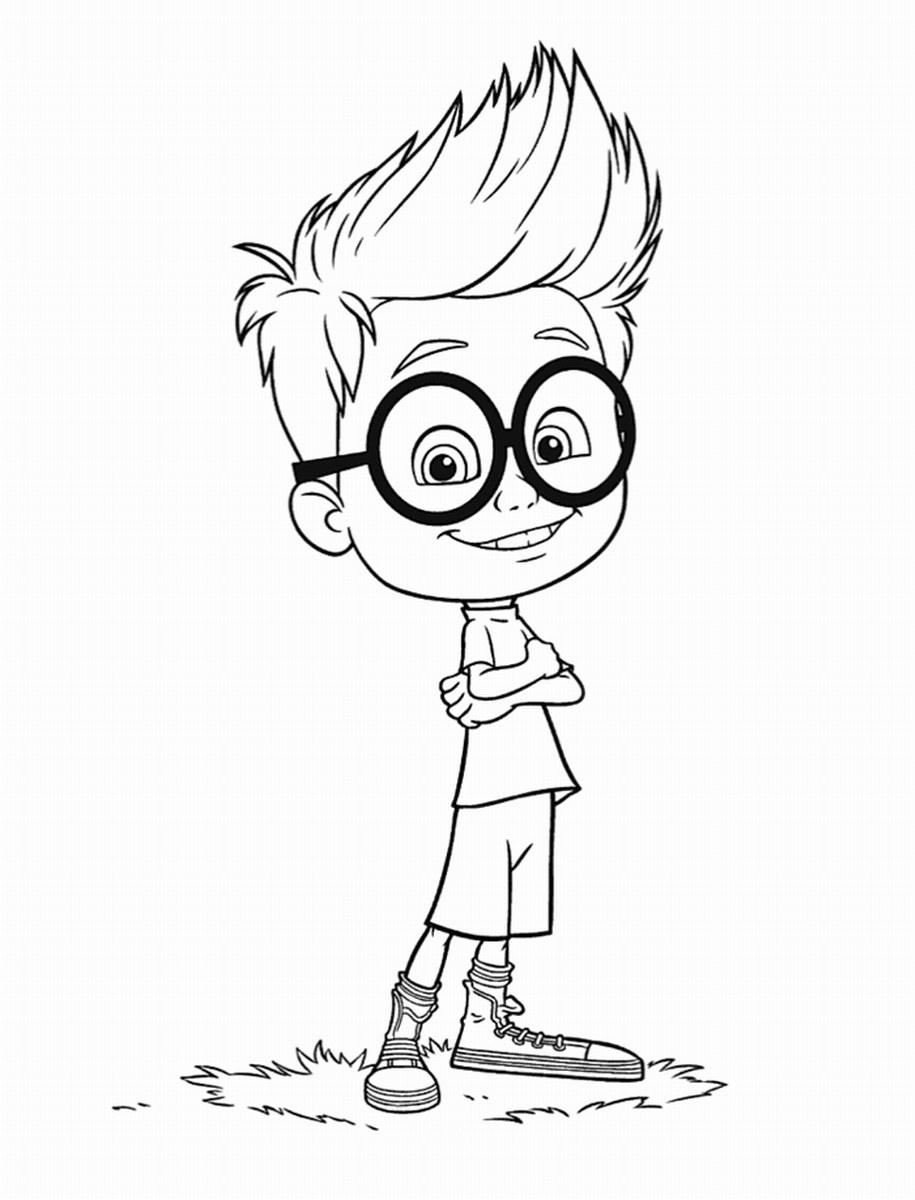 Coloring Pages: Mr. Peabody & Sherman Coloring Pages