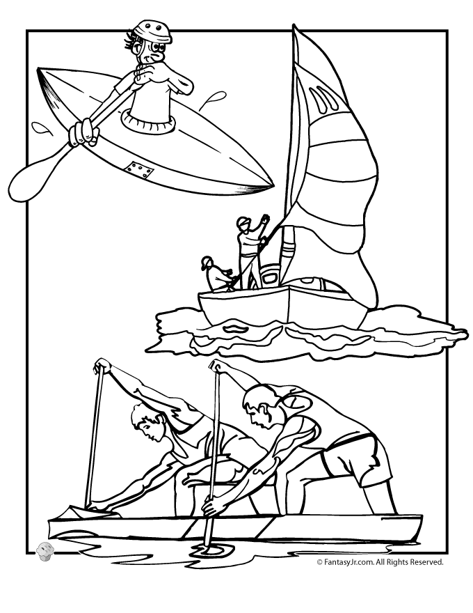 Summer Olympics Coloring Pages - Woo! Jr. Kids Activities