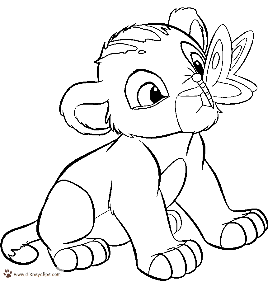 Disney The Lion King Coloring Pages Coloring Home