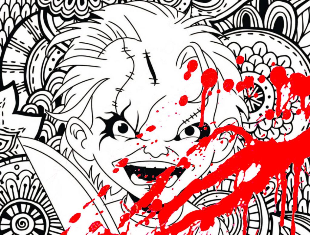 Coloring Pages : Chucky Coloringes 1024x777 New Classic ...