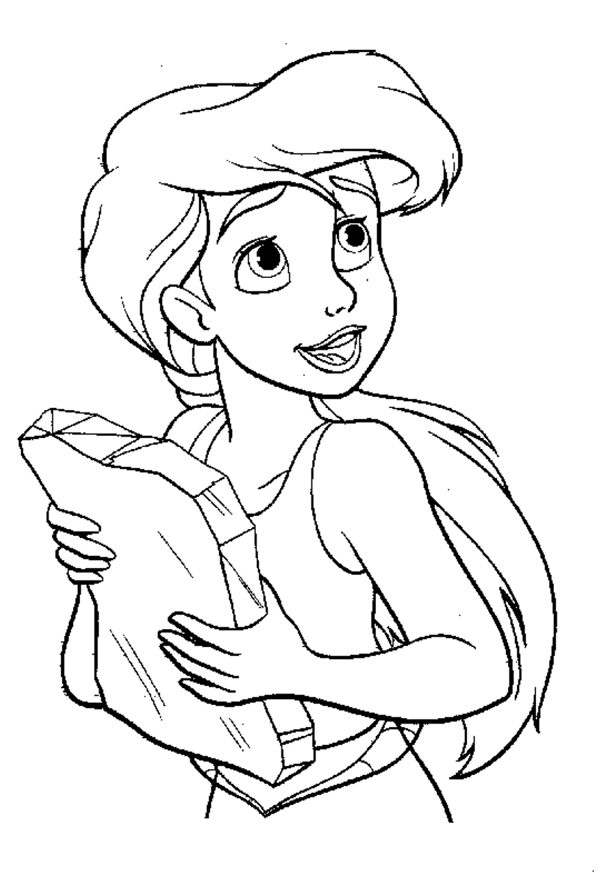 Bathroom : Coloring Pages The Little Mermaid Return To Sea For ...