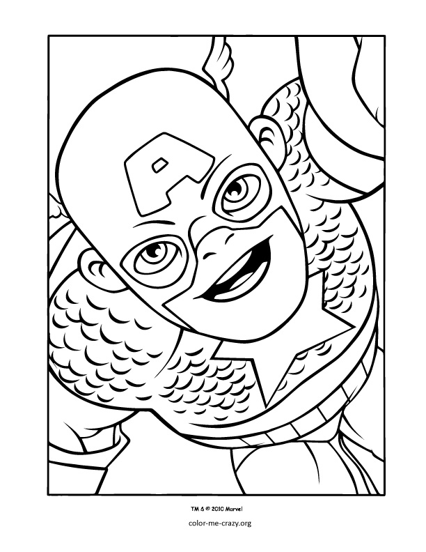 Printable Super Hero Squad Coloring Pages - Google Twit