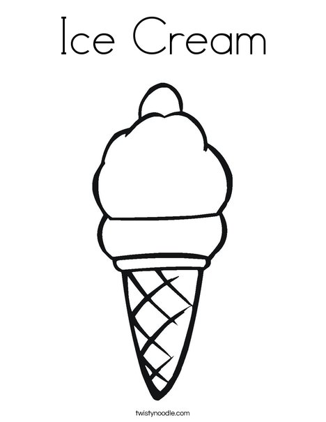 Free Ice Cream Cone Coloring Page, Download Free Clip Art, Free Clip Art on  Clipart Library