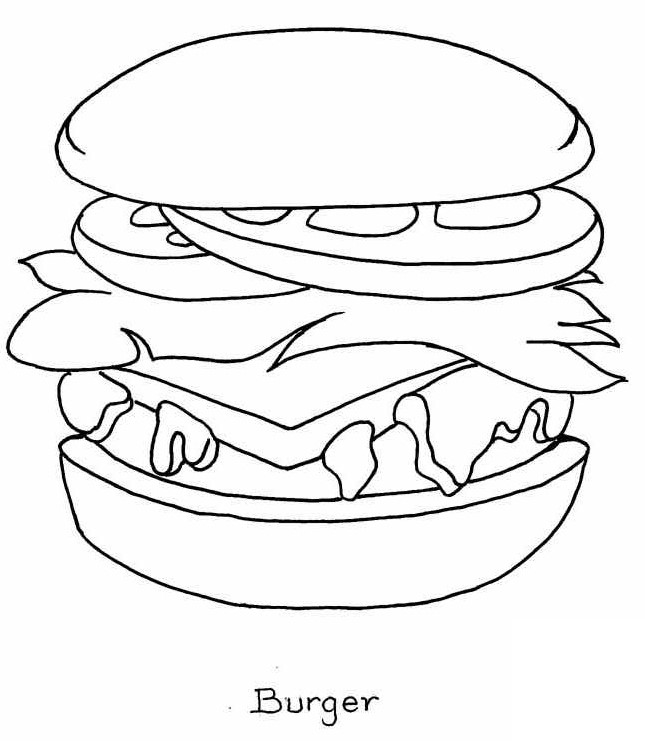 Food Coloring Pages – coloring.rocks!
