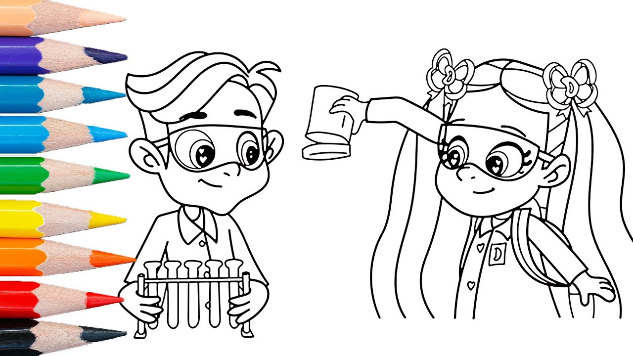Diana and Roma Coloring Page - YouTube
