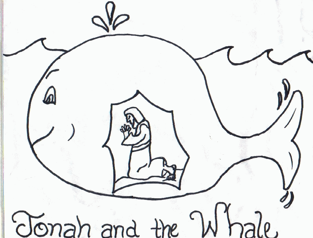 Teachers Free Coloring Pages Of Jonah And Whale, Simple Jonah And ...