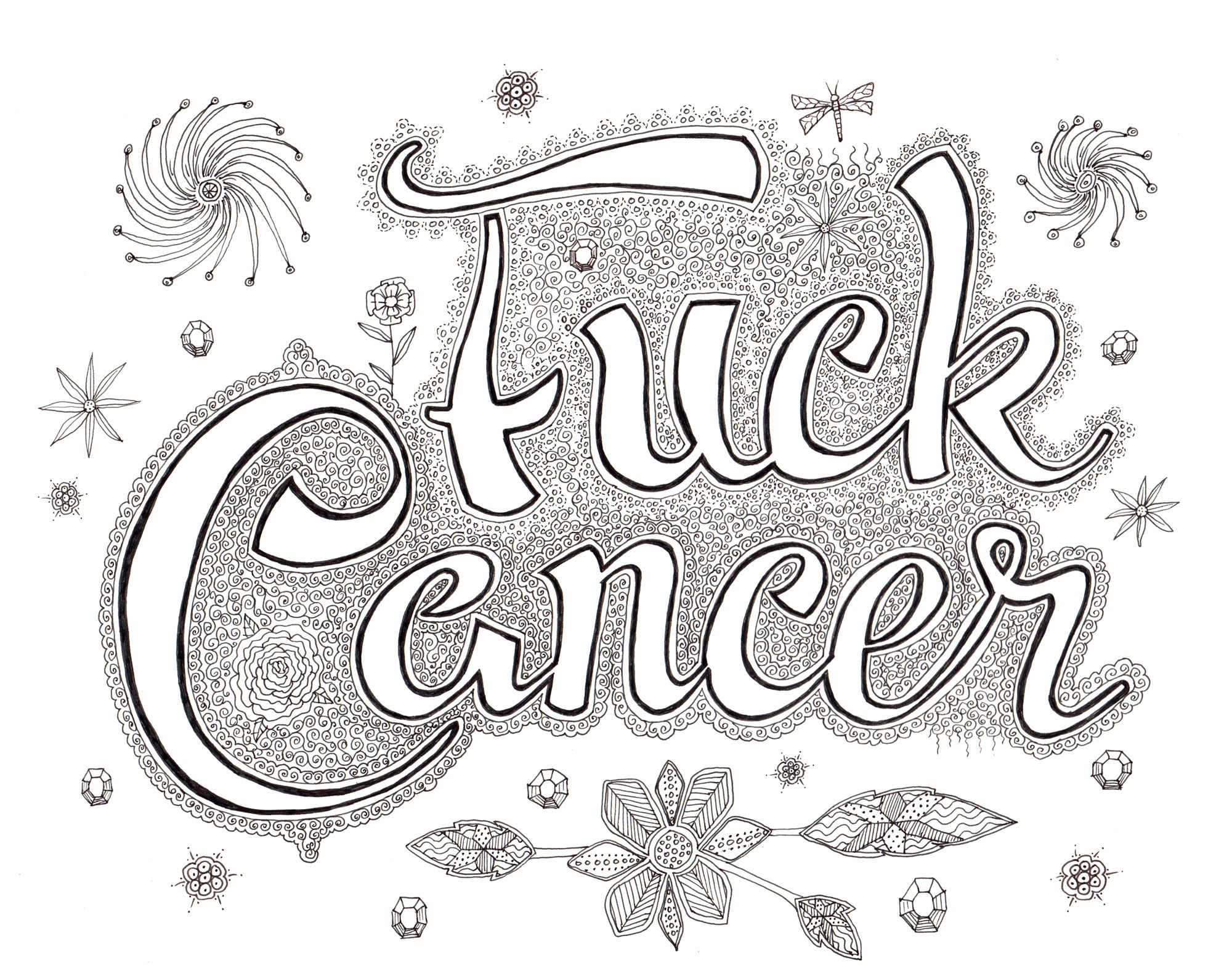 Free Printable Cancer Coloring Pages Printable World Holiday