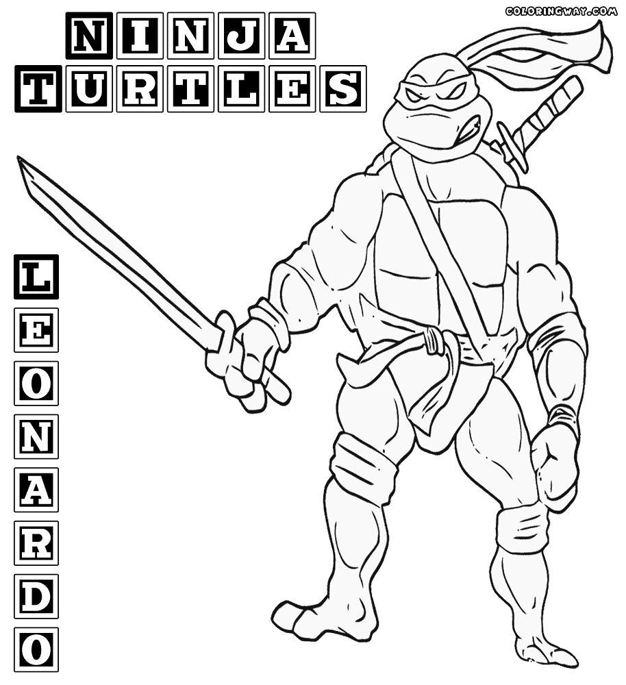Ninja Turtle Coloring Pages   Coloring Pages To Download And Print ...
