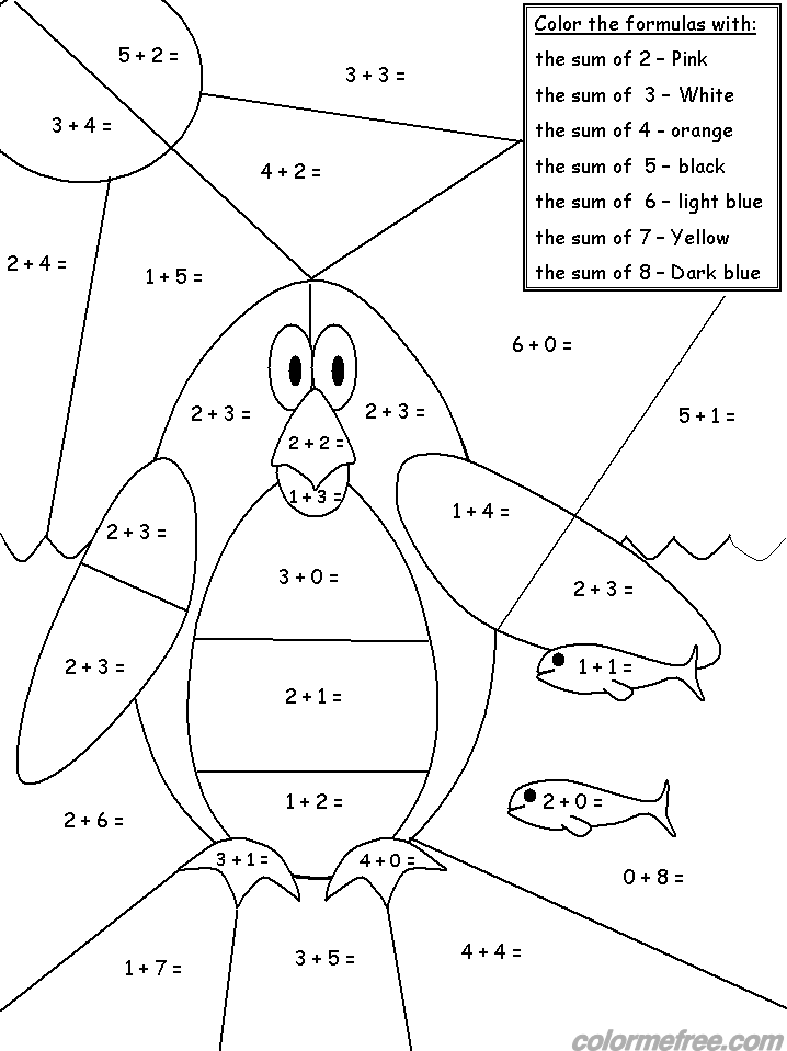 Math Coloring Pages For Kindergarten - Coloring Home