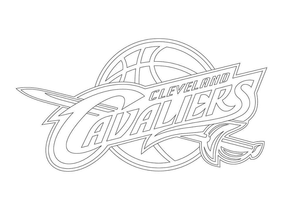 Cleveland Cavaliers Logo Coloring Page - Free Printable Coloring Pages for  Kids