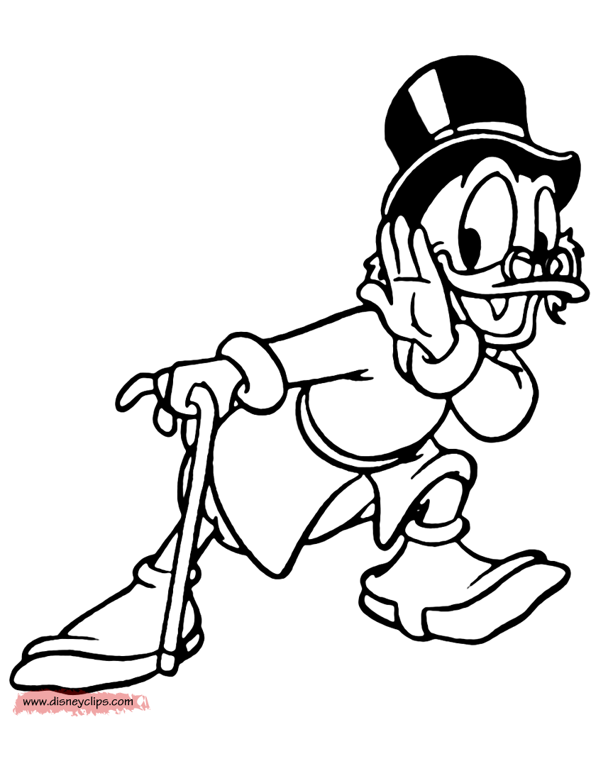 Ducktales Coloring Pages 2 Disney Coloring Book
