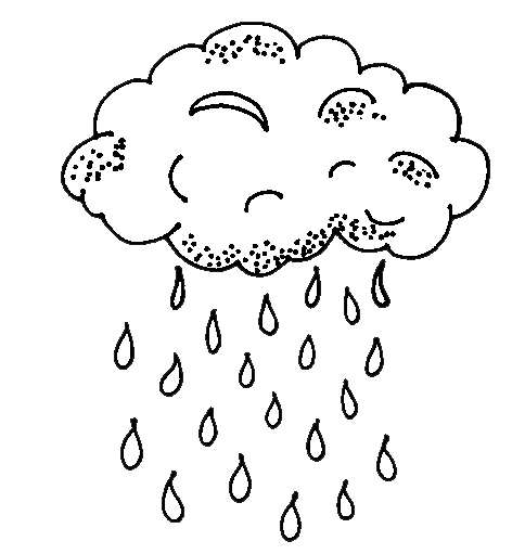 rain coloring pages for preschoolers | Coloring pages for kids ...