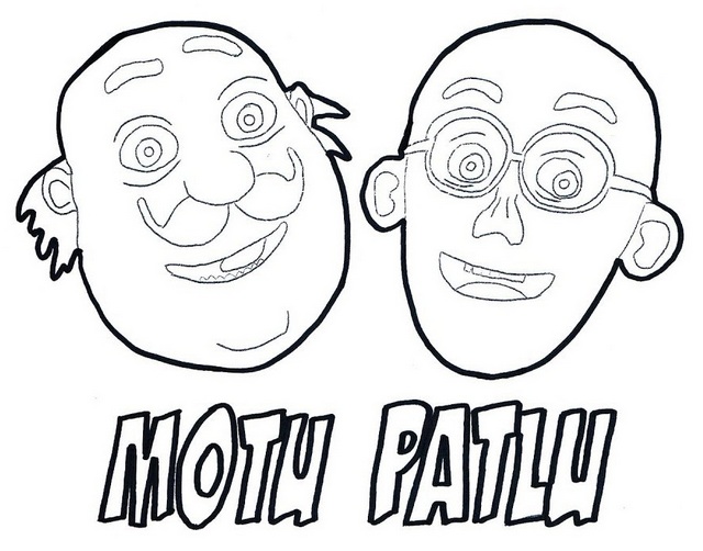 6 Fun Motu Patlu Coloring Pages For Kids - Coloring Pages - Coloring Home