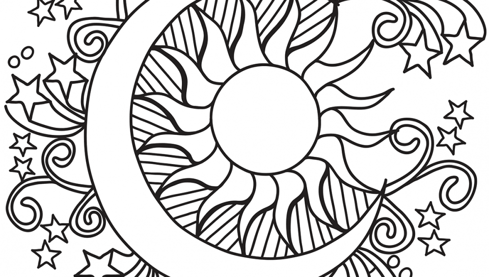 Sun Moon Drawing | Free download on ClipArtMag