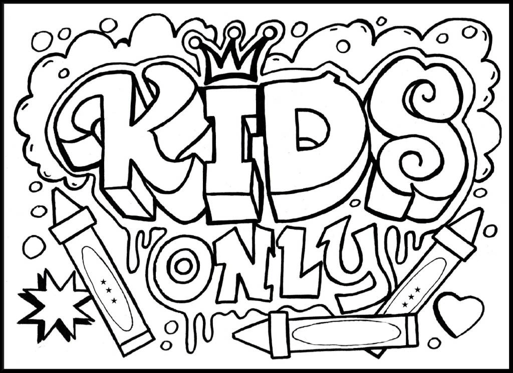 graffiti monster Colouring Pages (page 2)