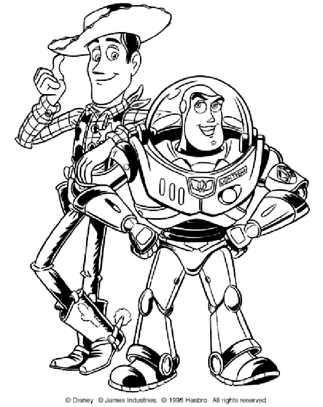 Toy Story | Free Printable Coloring Pages – Coloringpagesfun.