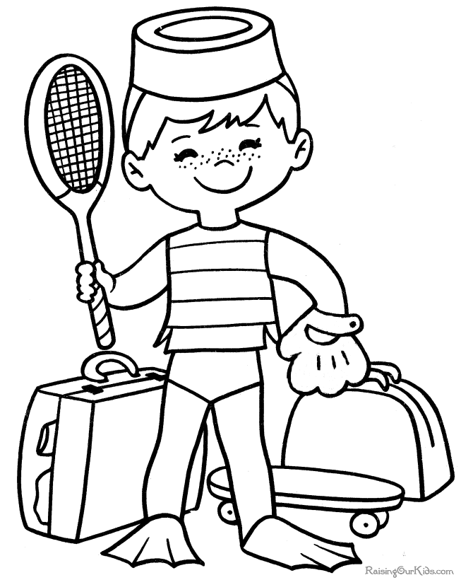 Free Sports Coloring Pages For Kids 43 | Free Printable Coloring Pages