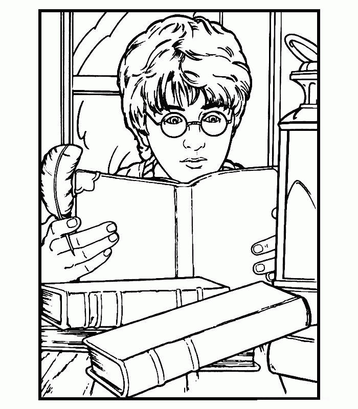 Coloring Pages For Harry Potter Coloring Home