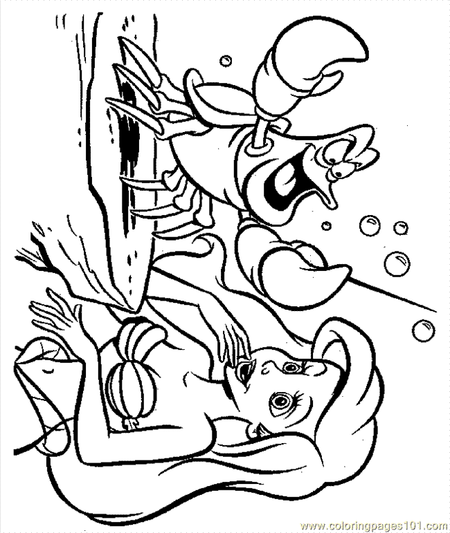 Little Mermaid Coloring Pages Online - Coloring Home