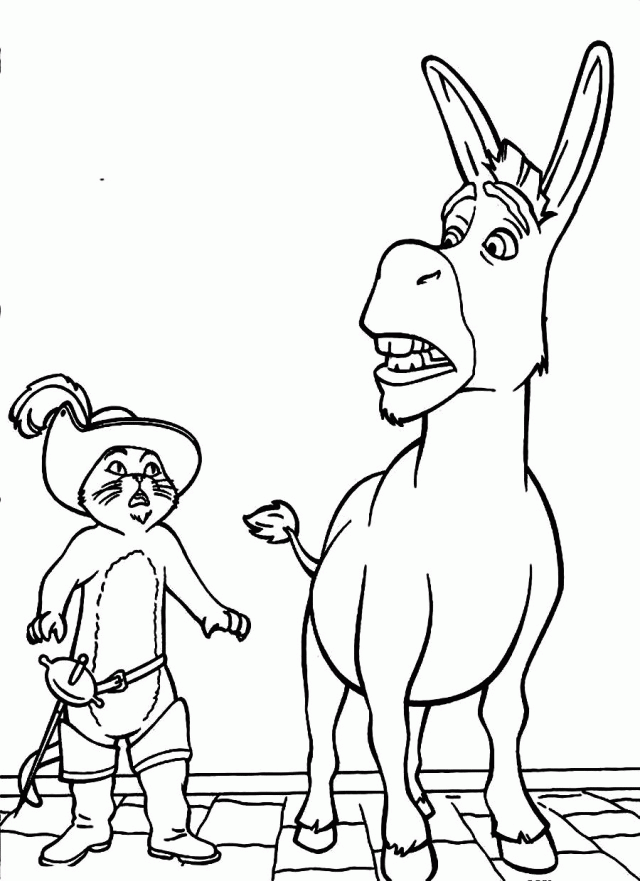 Shrek Donkey Pictures - Coloring Home