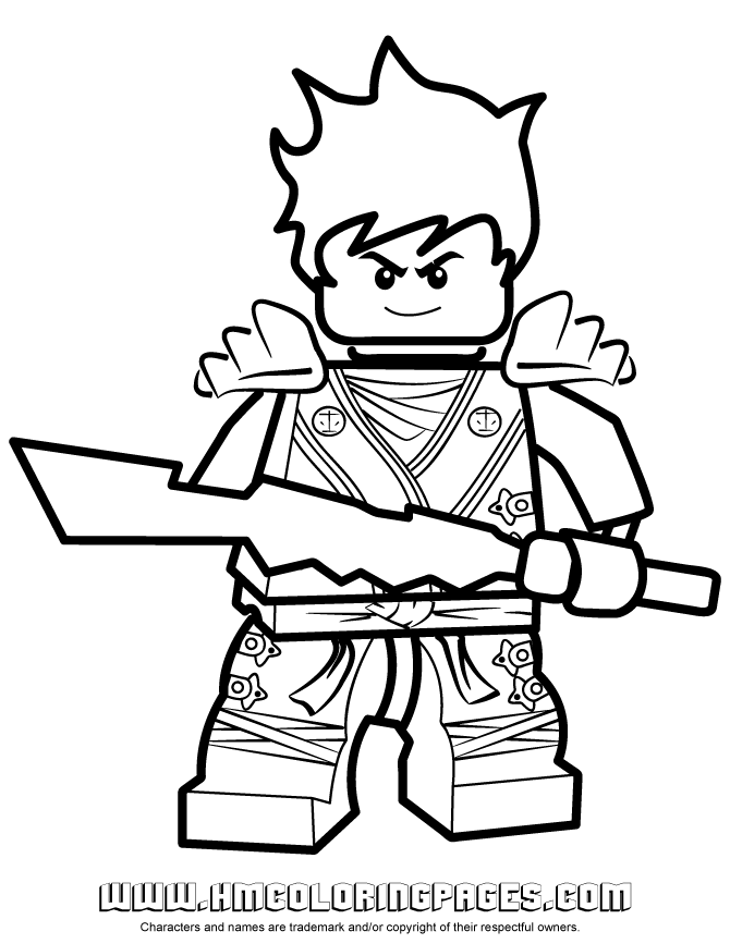 Lego Ninjago Coloring Pages Kai Kx Images & Pictures - Becuo