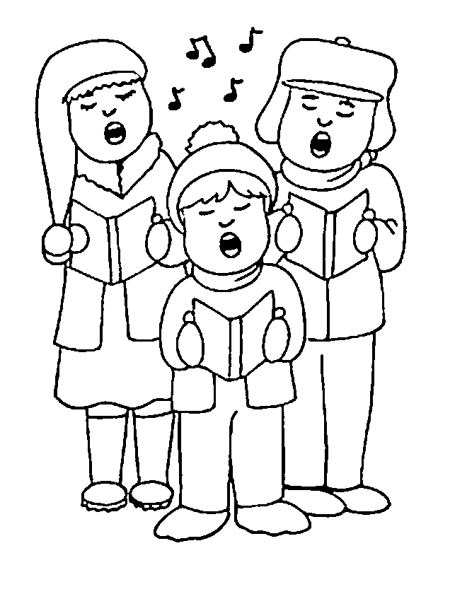 CHRISTMAS CAROL Colouring Pages